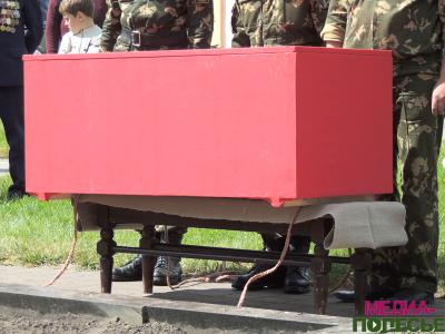 На Столинщине перезахоронены останки семи погибших воинов Красной Армии