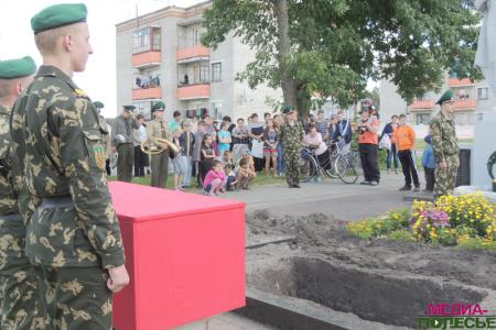 На Столинщине перезахоронены останки семи погибших воинов Красной Армии
