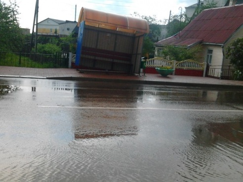 Ураган у Глыбокім: фотаздымкі стыхіі