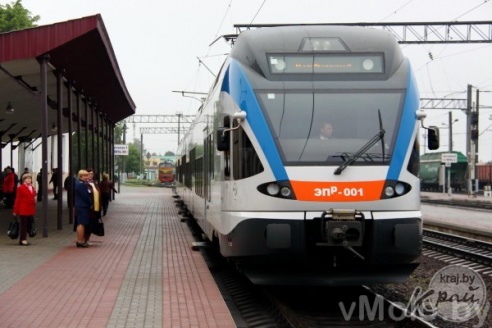 Электрички «Штандлер» в Молодечно (фотофакт)