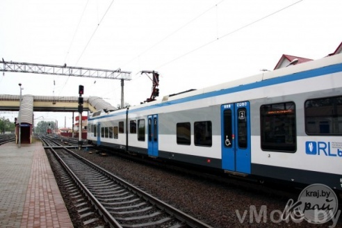 Электрички «Штандлер» в Молодечно (фотофакт)