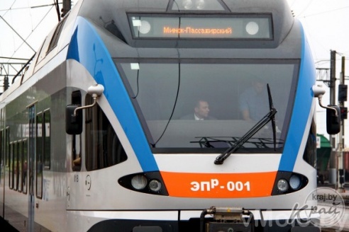 Электрички «Штандлер» в Молодечно (фотофакт)