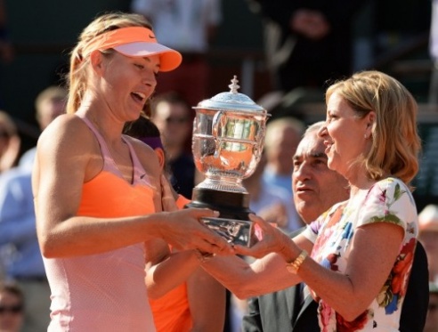 Теннисистка Мария Шарапова выиграла "Ролан Гаррос" (ФОТО)