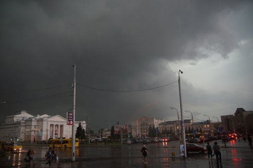 Вчерашняя непогода в соцсетях (фото, добавлено видео)