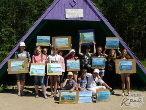 От Вилейки до Сморгони. В Вилейском районе завершился IV Районный детский художественный пленэр (ФОТО)