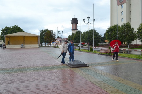 У Глыбокім з’явіўся свой “нулявы” кіламетр