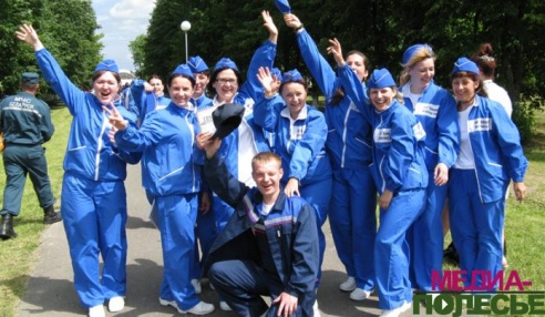 Сандружина Лунинецкого молочного завода представила район на областных соревнованиях