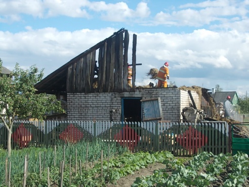 Пожар в Больших Круговичах