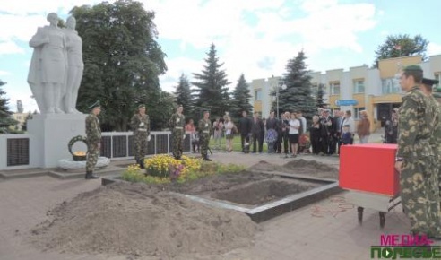 На Столинщине перезахоронены останки семи погибших воинов Красной Армии