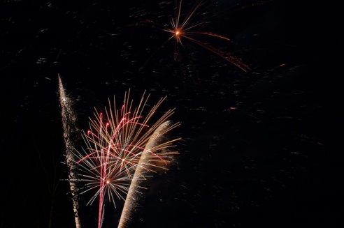 В День города небо в Горках украсил фейерверк