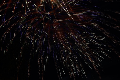 В День города небо в Горках украсил фейерверк