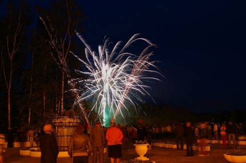 В День города небо в Горках украсил фейерверк