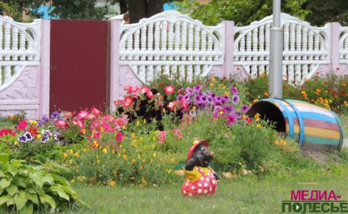 Цветочная сказка на клумбах в Столине
