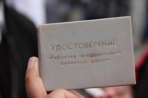 В Барановичах проехал поезд Победы на паровозной тяге