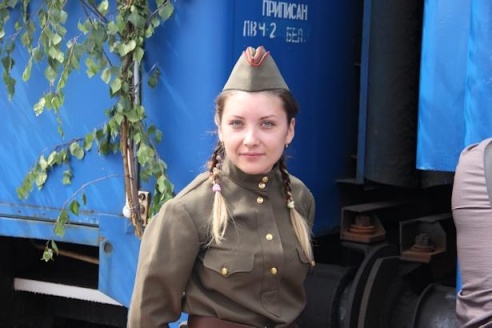 В Барановичах проехал поезд Победы на паровозной тяге