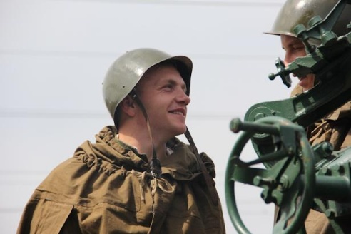 В Барановичах проехал поезд Победы на паровозной тяге