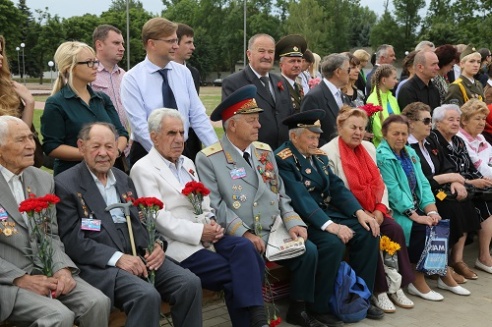 Открытие мемориала мужества и скорби в Бобруйской крепости