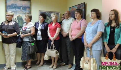 Першая выставачная зала у Століне пачала сваё існаванне з выставы работ земляка Уладзіміра Уродніча