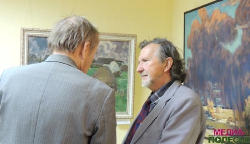 Першая выставачная зала у Століне пачала сваё існаванне з выставы работ земляка Уладзіміра Уродніча