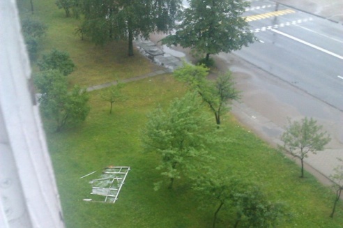 Могилевчане о буре на выходных: «Шум града заглушал крик маленького ребёнка»