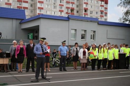 В Жлобине состоялось открытие «Детского автогородка» (фото)