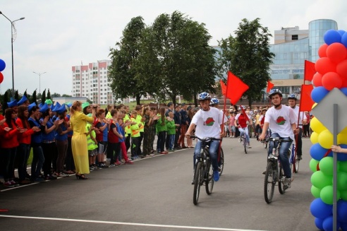 В Жлобине состоялось открытие «Детского автогородка» (фото)