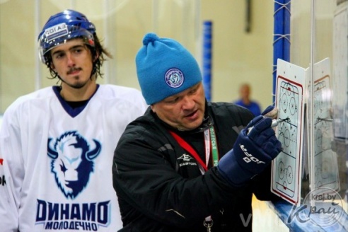 Первая тренировка «Динамо-Молодечно» на льду (+фото и видео)