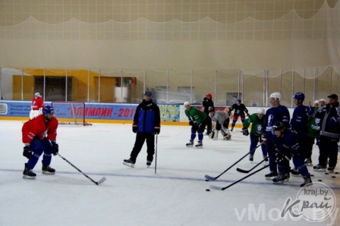 Первая тренировка «Динамо-Молодечно» на льду (+фото и видео)