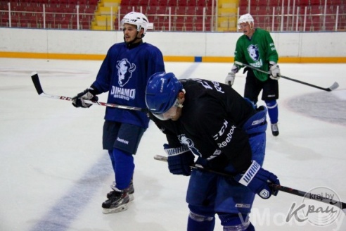 Первая тренировка «Динамо-Молодечно» на льду (+фото и видео)