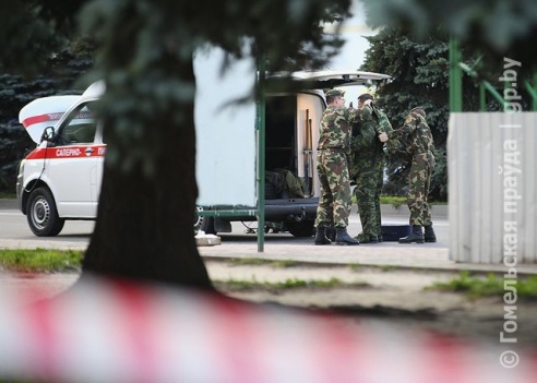 В Речице саперы нашли в коробке вместо бомбы два блина для штанги