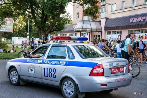 Более 100 велосипедистов проехали по улицам города Барановичи