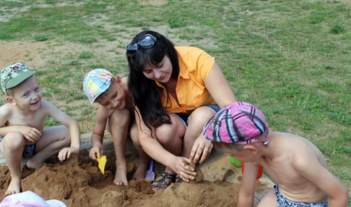 В роли воспитателя побыл сотрудник «Сцяга перамогі»