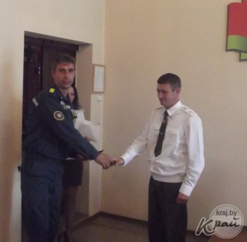 Лучших работников Вилейского райотдела по ЧС поздравили в торжественной обстановке 25 июля (ФОТО)