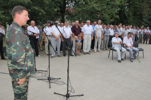 31 июля в городском сквере состоялась торжественная церемония по награждению юбилейной медалью «В память 25-летия окончания боевых действий в Афганистане» воинов-интернационалистов.