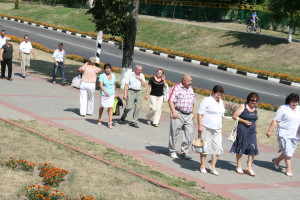 Через 40 лет после последнего школьного звонка встретились одноклассники 9 выпуска СШ №1.