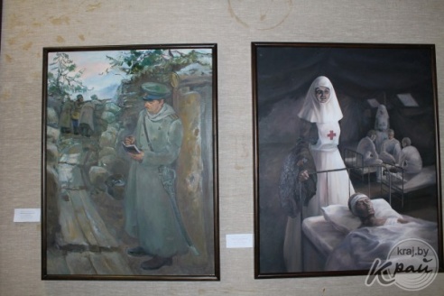 Замалёўкі паўсядзённага жыцця салдатаў Першай сусветнай прадстаўлены на выставе ў Вілейцы (ФОТА)