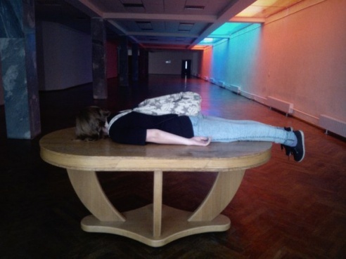 Планкинг в Слуцке. Ничком на площади