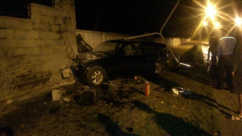 Авария возле стадиона (фото)