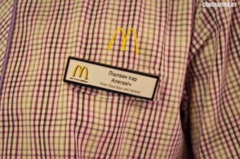 Беларускамоўны супрацоўнік McDonald’s: Людзі дзякуюць за мову