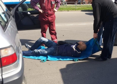 В Барановичах легковушка сбила мотоциклиста