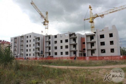 Первый в Вилейке дом, построенный по госзаказу, планируют сдать уже в декабре (ФОТО)