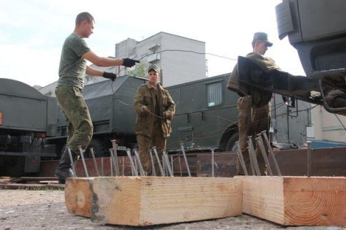 ФОТОРЕПОРТАЖ: Барановичские военнослужащие отправились на учения в Россию