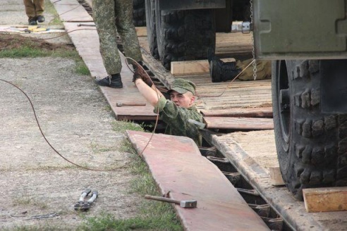 ФОТОРЕПОРТАЖ: Барановичские военнослужащие отправились на учения в Россию