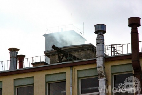 Пожар на комбинате хлебопродуктов