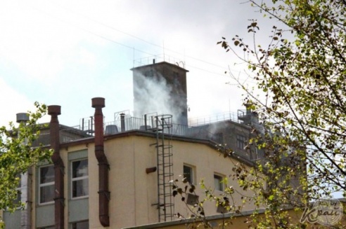 Пожар на комбинате хлебопродуктов