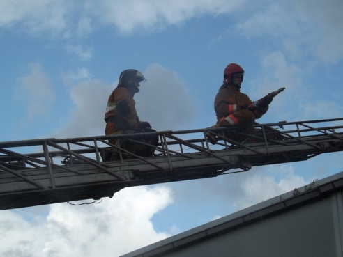 Прошли учения поставских спасателей