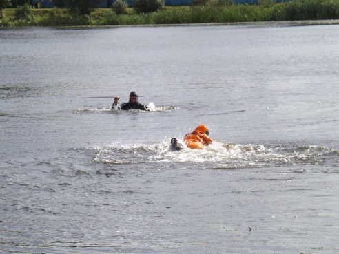 Прошли учения поставских спасателей