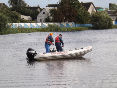 Прошли учения поставских спасателей