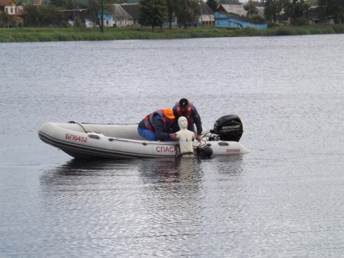 Прошли учения поставских спасателей