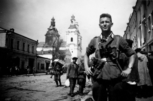 Магілёў на здымках нямецкіх салдатаў